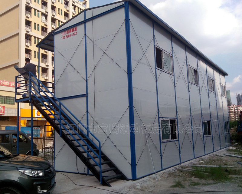 江門星海灣工地活動板房宿舍搭建，為工程完工提供助力！